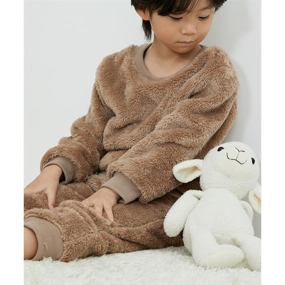 ニッセン（nissen） パジャマ 子供服 キッズ ボア ルームウェア 男の子