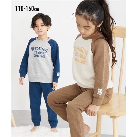 ニッセン（nissen） パジャマ 子供服 キッズ ニット キルトラグラン