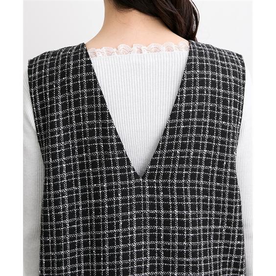 ジャンパースカート レディース ジレでも使える ジャンパー スカート Hana服 ジャンスカ ワンピース S/M/L ニッセン nissen_11