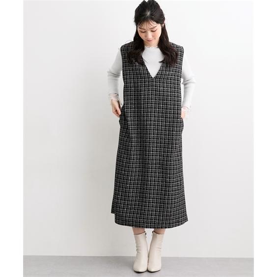 ジャンパースカート レディース ジレでも使える ジャンパー スカート Hana服 ジャンスカ ワンピース S/M/L ニッセン nissen_7