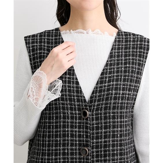 ジャンパースカート レディース ジレでも使える ジャンパー スカート Hana服 ジャンスカ ワンピース S/M/L ニッセン nissen_10