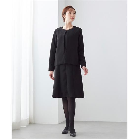 ニッセン（nissen） 喪服 礼服 ブラックフォーマル ワンピース 日本製