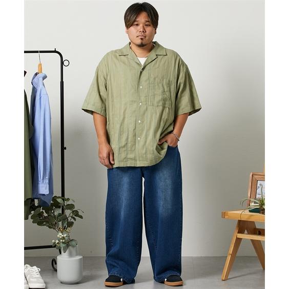 ニッセン（nissen） メンズ カーブシルエット デニム パンツ 春 夏 秋