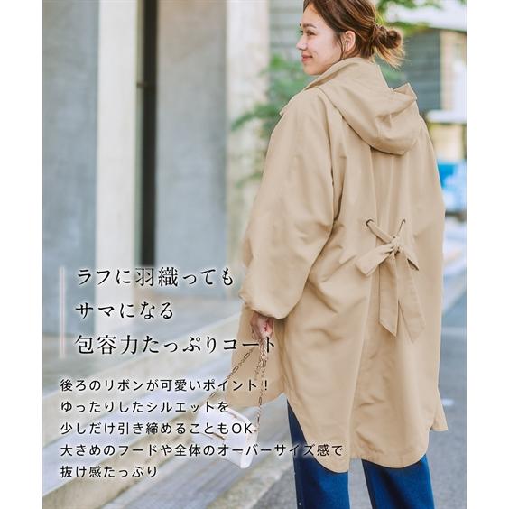 ニッセン（nissen） コート アウター 大きいサイズ レディース 後ろ