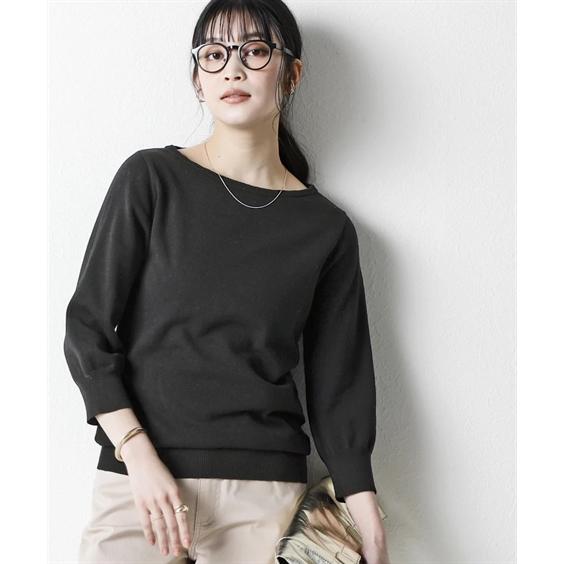 ニッセン（nissen） ニット セーター レディース 洗えるUVカット 綿100
