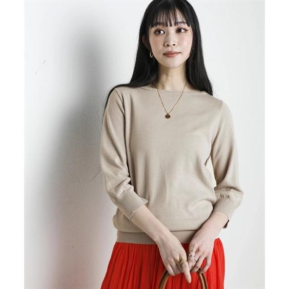 ニッセン（nissen） ニット セーター レディース 洗えるUVカット 綿100