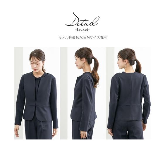 ニッセン（nissen） スーツ パンツ 大きいサイズ レディース ドビー