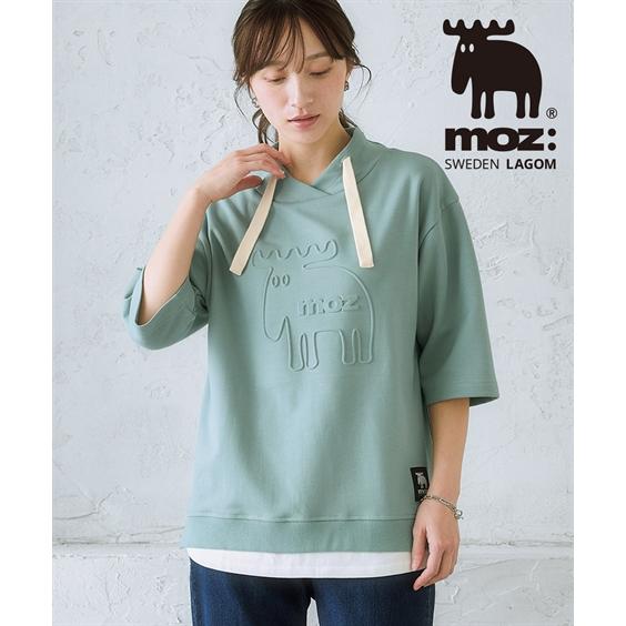 新品未使用　モスバーガー グレー スウェット デバイス DEVICE オーバーサイズ プルオーバー カレッジロゴ