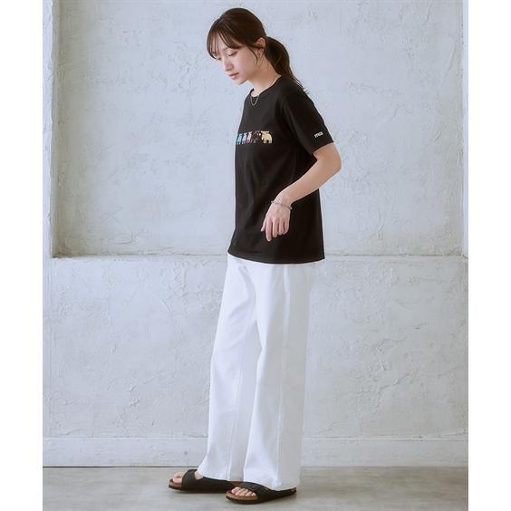 ニッセン（nissen） レディース moz モズ 仲良しエルク プリント T