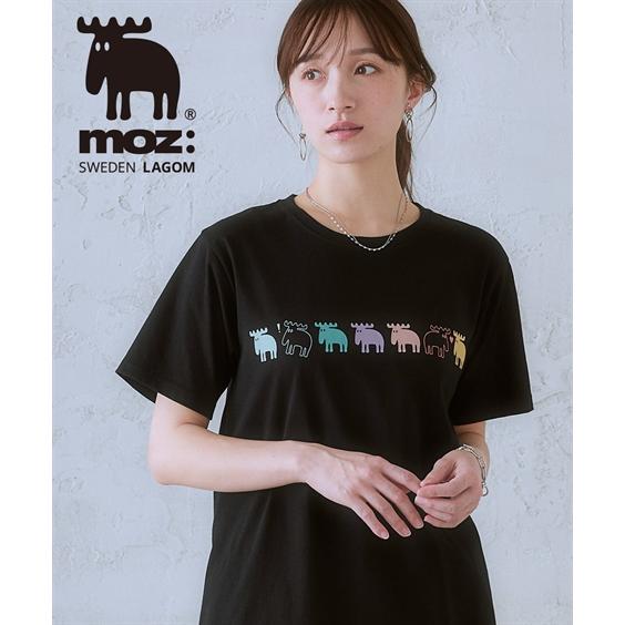 ニッセン（nissen） レディース moz モズ 仲良しエルク プリント T