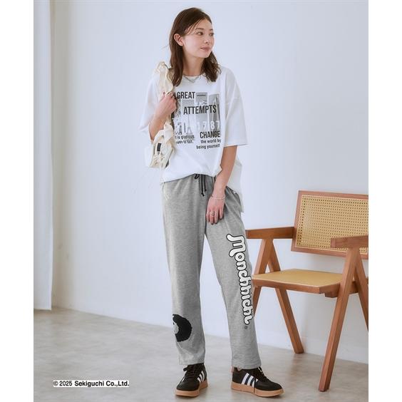 ニッセン（nissen） ストレートパンツ レディース モンチッチ プリント