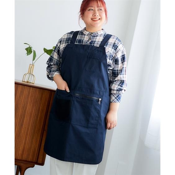 ニッセン（nissen） 大きいサイズ レディース ポケットたくさん手ぶら