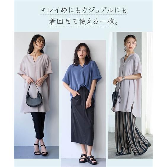ニッセン（nissen） チュニック 大きいサイズ レディース とろみ