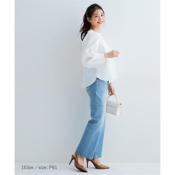 フレアパンツ ブーツカットパンツ 小さいサイズ レディース フレアパンツ ブーツカットパンツ 小さいサイズ レディース
