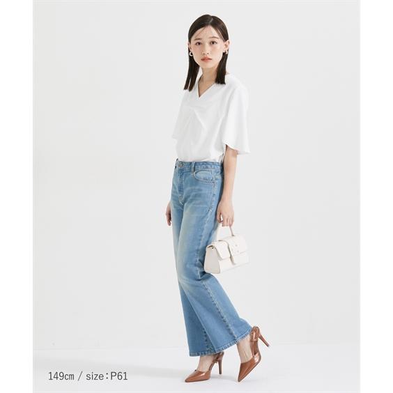フレアパンツ ブーツカットパンツ 小さいサイズ レディース フレアパンツ ブーツカットパンツ 小さいサイズ レディース