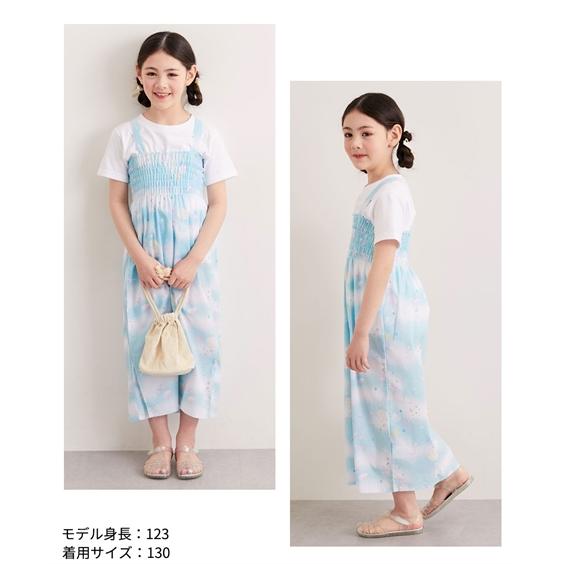 ニッセン（nissen） 浴衣 子供服 キッズ 2WAY ワンピース 上下＋作り帯