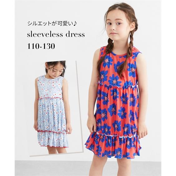 ニッセン（nissen） ワンピース 子供服 キッズ 花柄 ノースリーブ