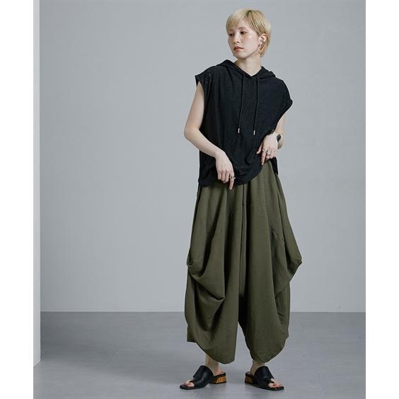ニッセン（nissen） ワイドパンツ レディース オーバーサイズ変形