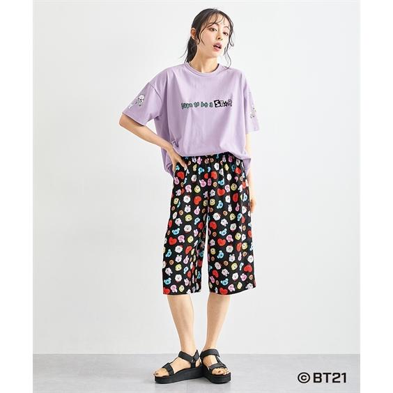 ニッセン（nissen） ワイドパンツ レディース BT21 ステテコ パンツ 有