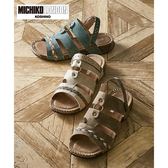 ニッセン レディース MICHIKO LONDON ミチコロンドン 2WAY サンダル 夏
