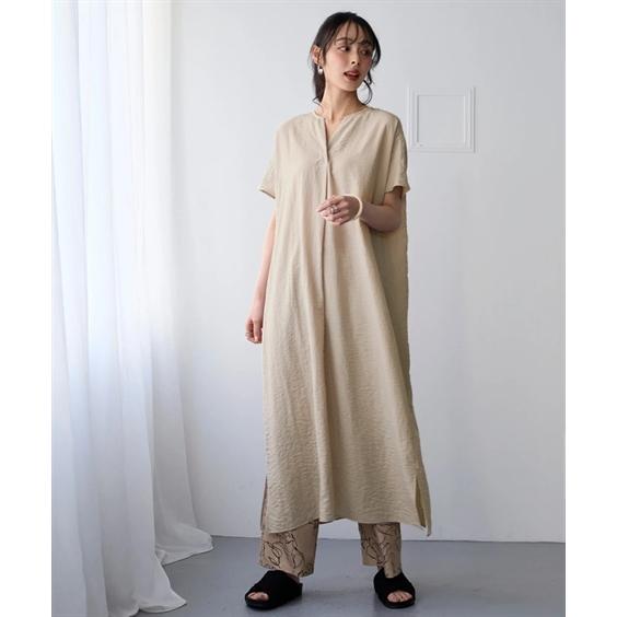 ニッセン（nissen） ワンピース ロング マキシ レディース 美極 シャツ