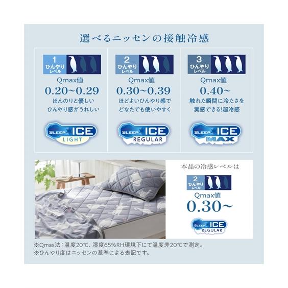 ニッセン（nissen） 接触冷感 × タオル 地クールケット 気ままな猫柄