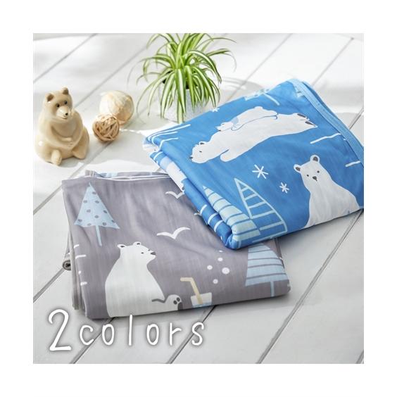 刺繍 氷河ブルー ベッド用品 4点セットH ニッセン（nissen） 【店内全品☆送料無料！10/6 AM9:59まで】接触冷感