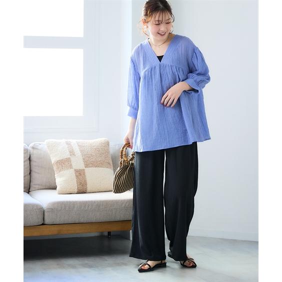 ニッセン（nissen） ガウチョパンツ レディース 涼しいサラサラ