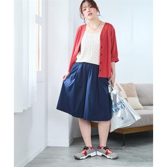 ニッセン（nissen） ガウチョパンツ 大きいサイズ レディース