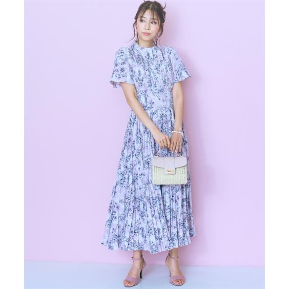 ニッセン（nissen） ワンピース ロング マキシ レディース プリーツ