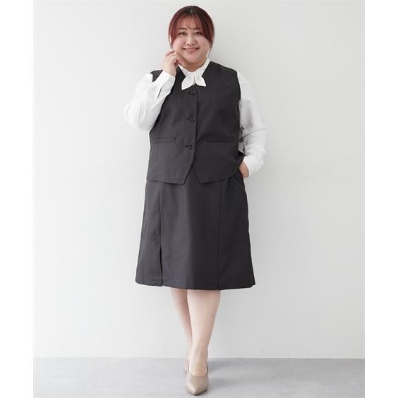 ニッセン（nissen） 事務服 ベストスーツ レディース 会社制服 ベスト