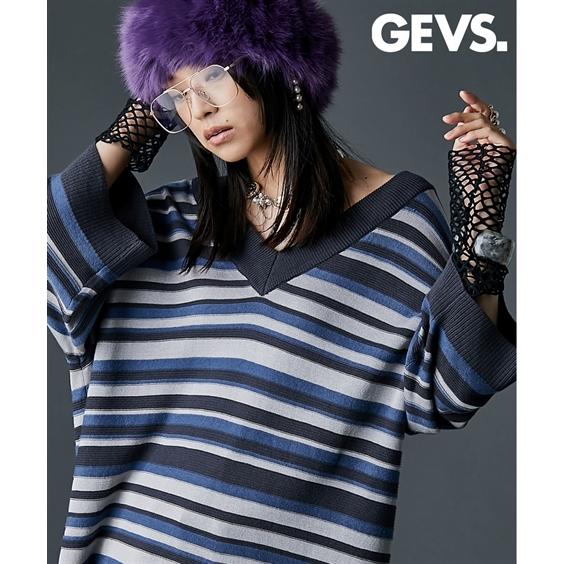 チュニック レディース Vネック ニット シックスタイル 体型カバー お尻隠れる | 6L/8L/10L | ニッセン nissen ニッセン（nissen） チュニック レディース Vネック ニット GEVS. 体型