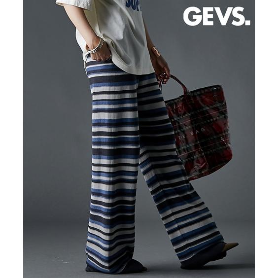 ストレートパンツ レディース ニット パンツ GEVS. 美脚 ボトムス ズボン | 6L/8L/10L | ニッセン nissen ニッセン（nissen） ストレートパンツ レディース ニット パンツ GEVS