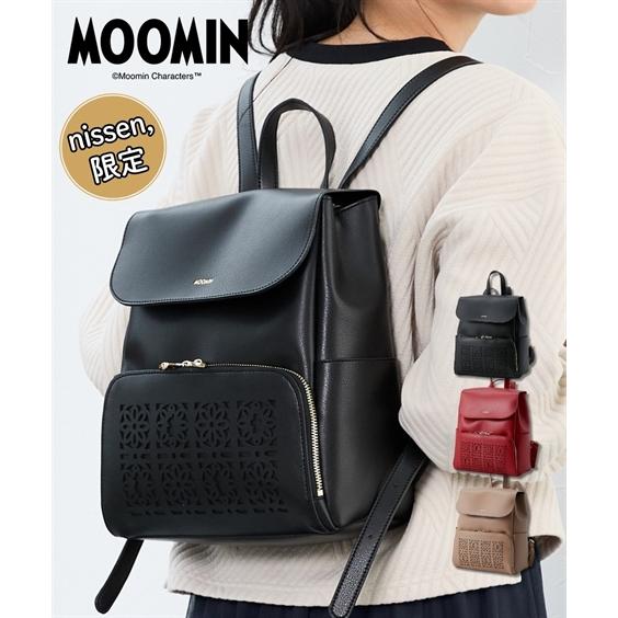 レディース MOOMIN ムーミン 10ポケット多機能 リュック サック 春 夏 秋 冬 かばん バック かわいい おしゃれ ニッセン nissen ニッセン（nissen） レディース MOOMIN ムーミン 10ポケット多機能