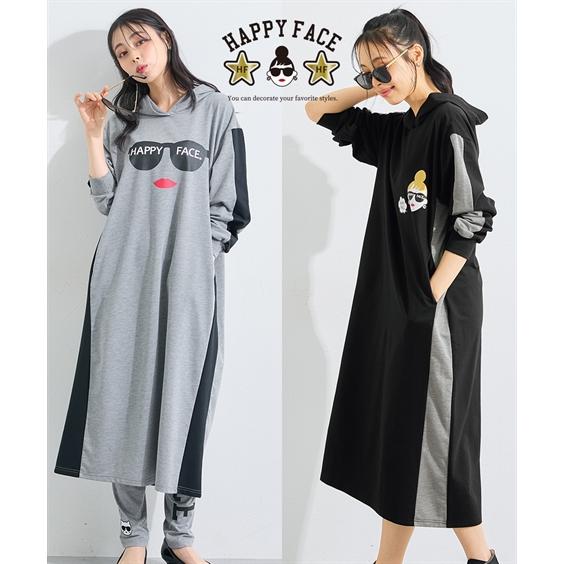 ニッセン（nissen） ワンピース ロング マキシ レディース HAPPY FACE