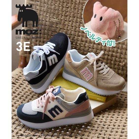 ニッセン（nissen） レディース ノベルティ付 moz モズ 厚底ロゴ