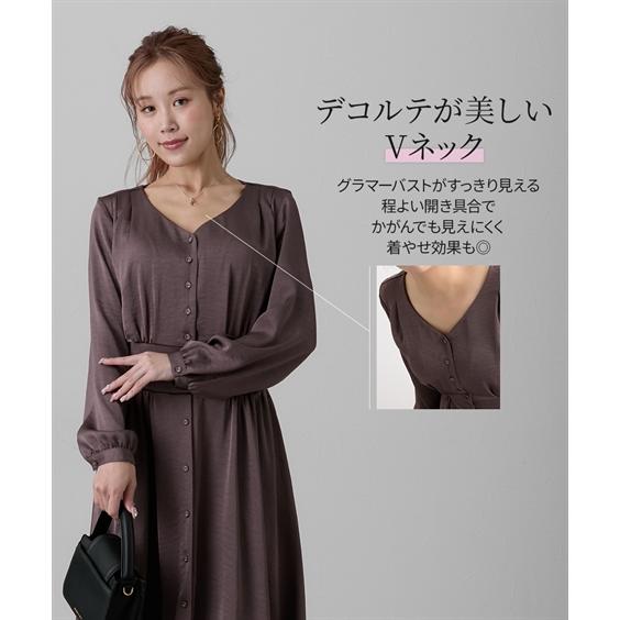 ニッセン（nissen） ワンピース ロング マキシ レディース 大きい胸