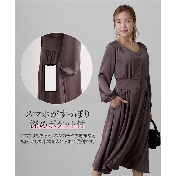 ニッセン（nissen） ワンピース ロング マキシ レディース 大きい胸