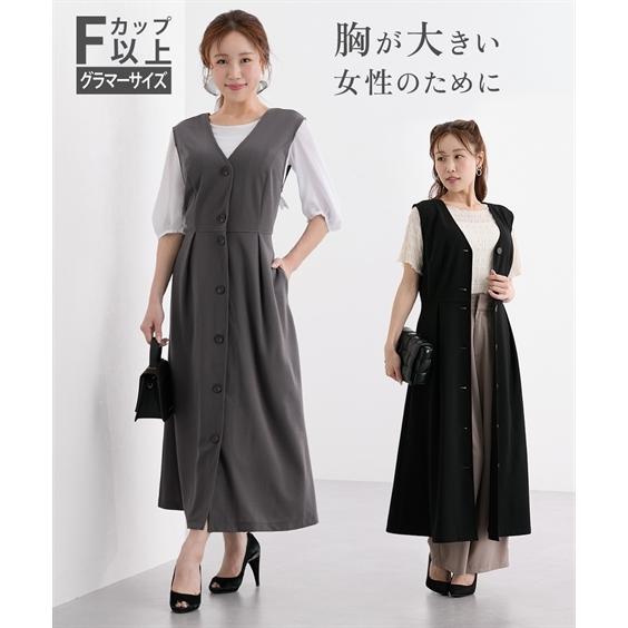 ニッセン（nissen） ワンピース ロング マキシ レディース 大きい胸