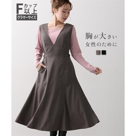 ニッセン（nissen） ワンピース ロング マキシ レディース 大きい胸