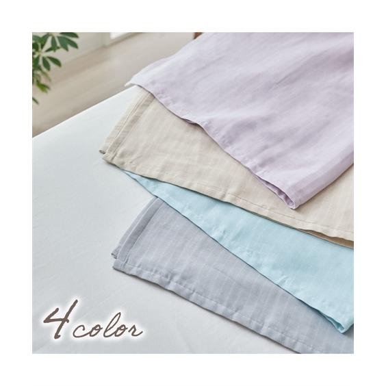 ニッセン（nissen） 枕カバー くるんと巻くだけ 綿100％ 4重ガーゼ 枕