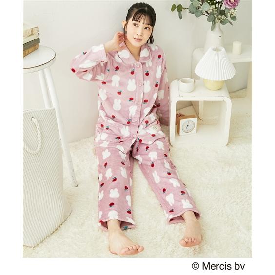 ニッセン（nissen） パジャマ 上下セット レディース ミッフィー ふわ