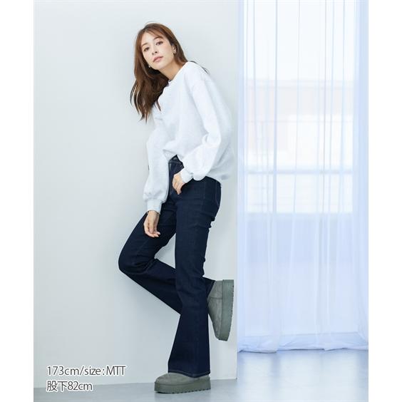 ニッセン（nissen） フレアパンツ ブーツカットパンツ トールサイズ