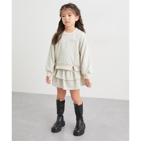 ニッセン（nissen） トレーナー 子供服 キッズ セットアップ 可能 ラメ