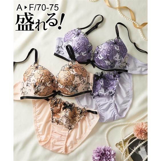 ニッセン（nissen） ブラジャー ショーツ セット レディース