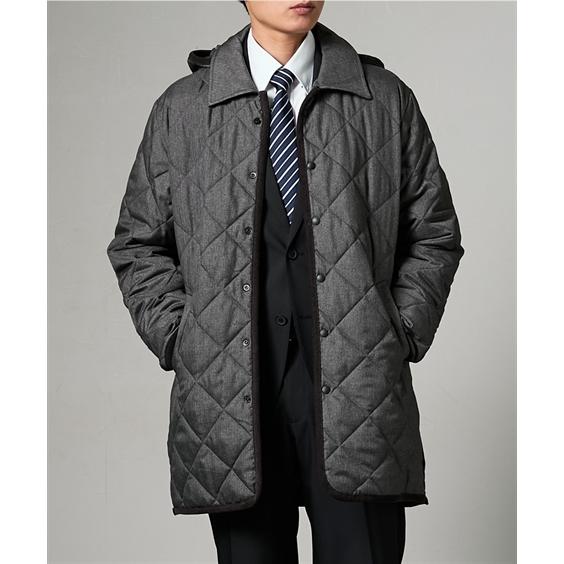 コート アウター メンズ フード取り外し可能 キルティング 冬 | M/L/LL | ニッセン nissen ニッセン（nissen） コート アウター メンズ フード取り外し可能