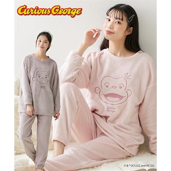 ニッセン（nissen） パジャマ 上下セット レディース おさるのジョージ