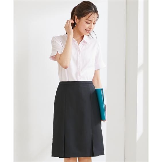 ニッセン nissen 事務服 ブラウス シャツ レディース 会社制服 半袖 パウダーサテンスキッパー 帯電防止 抗菌防臭 加工 夏 スーツインナー S M L ニッセン Yahoo 店 - 通販 - Yahoo ショッピング
