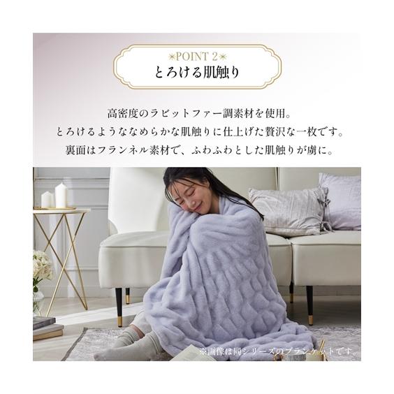 ニッセン（nissen） こたつ布団 こたつ掛布団 くしゅくしゅラビット