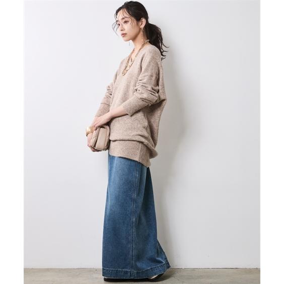 ニッセン（nissen） ロングスカート レディース ソフト デニム マキシ